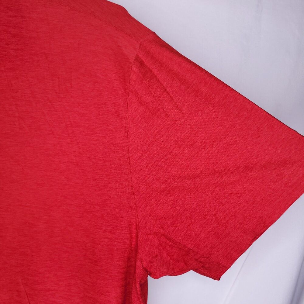 Under Armour Polo Shirt Mens XL Red Loose HeatGear Performance Willow Creek - Picture 5 of 11